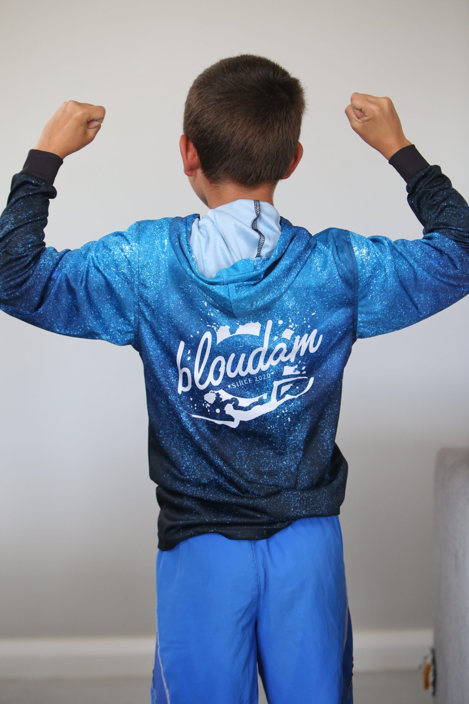 Blue Hoodie - Bloudam